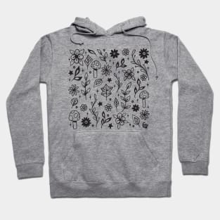 Nature Doodle Pattern 2 Hoodie